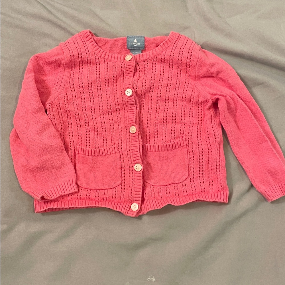 Gap pink cardigan